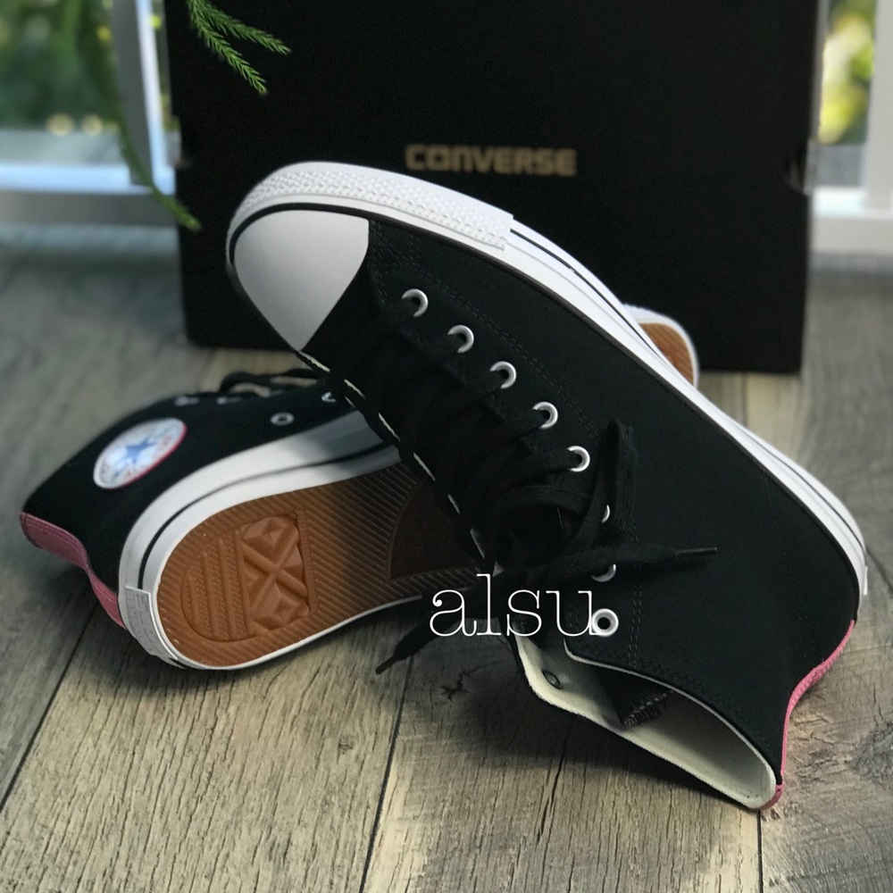 Converse Ctas Pro HI Black Pink Glow M AUTHENTIC - Picture 5 of 7